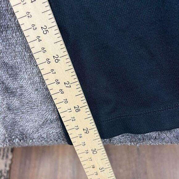 Maeve Anthropologie Ponte Knit Flare Split Ankle Pants Pull On Black Women's S - Picture 8 of 13